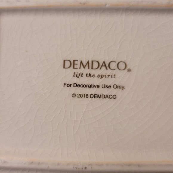 Ceramic Vanity Trinket Tray "May God Keep Our Family in His Grace" 6" x 4.5" - Picture 3 of 3